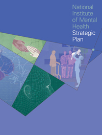 Cover of NIMH strategic plan report.
