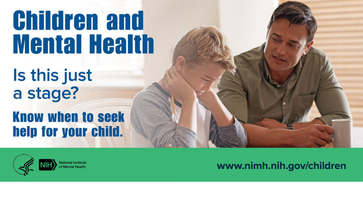 Children and mental health. Is this just a stage? Know when to seek help for your child.