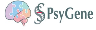 Logo for the Scalable and Systematic Neurobiology of Psychiatric and Neurodevelopmental Disorder Risk Genes (SSPsyGene) showing a brain made of puzzle pieces.