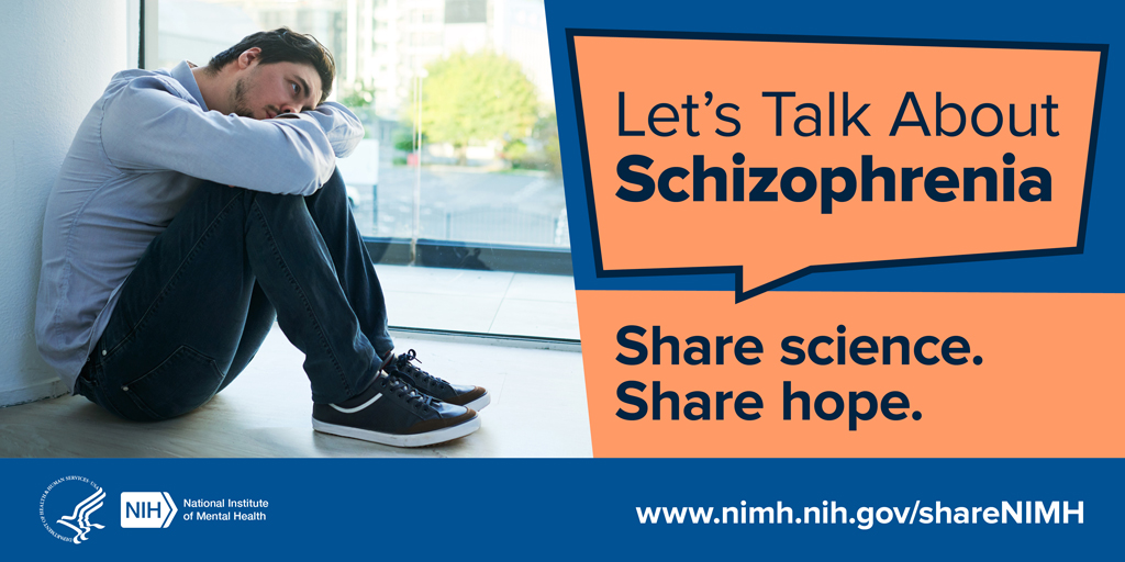 Let’s Talk About Schizophrenia. Help raise awareness about schizophrenia by sharing information and materials based on the latest research. Share science. Share hope.