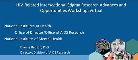 screenshot from NIHM video: HIV Related Intersectional Stigma Research Advances  and Opportunities Workshop