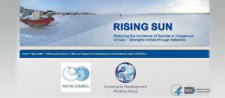 video screenshot from Building Resilience to Reduce Suicide in Arctic Indigenous Communities webinar