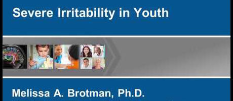 screenshot from 2018 NIMH webinar Severe Irritability in Youth