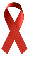 HIV/AIDS support ribbon
