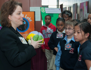 students learn about brain anatomy