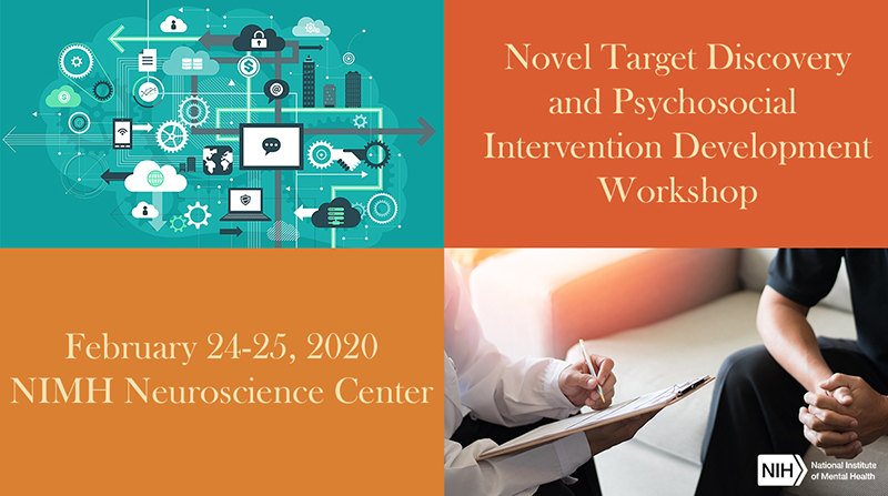 poster image for NIMH Novel Target Discovery and Psychosocial Intervention Development Workshop