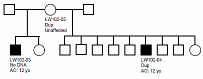 inheritance of VIPR2 mutation