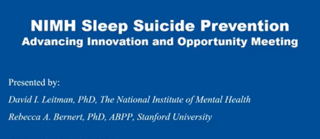 Sleep and Suicide Prevention Workshop
