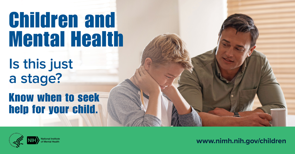 Children and Mental Health -  is it just a stage? Know when to seek help for your child.