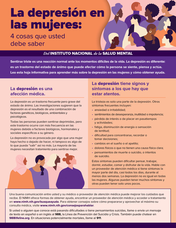 La depresión en las mujeres