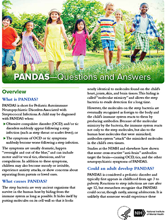 Pinnable cover image for PANDAS publication.