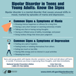 cover image for NIMH infographic Bipolar Disorder in Teens and Young Adults: Know the Signs