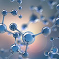 3D rendering of a molecule