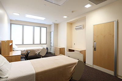 ETPB research participants bedroom in 7SE unit at NIH Clinical Center
