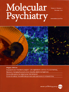 Molecular Psychiatry10 journal cover
