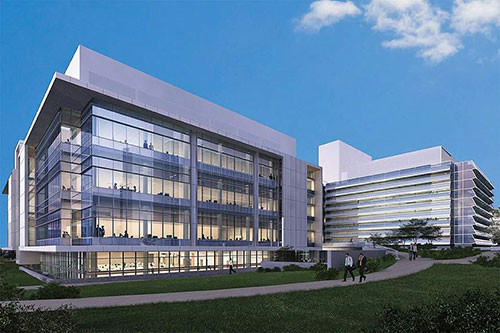 The SNF lab is located in the Porter Neuroscience Research Center, pictured here.