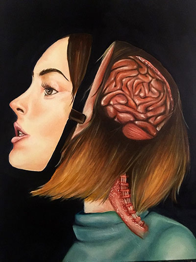 2018 Science as Art Competition winning artwork by Julia Burke - Mortui Vivos Docent: The Dead Teach the Living