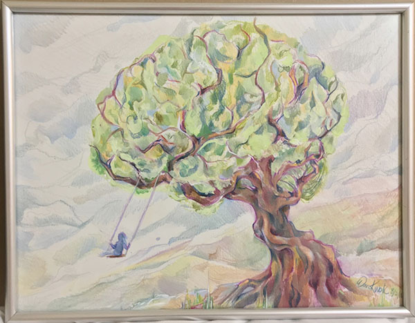 2018 Science as Art Competition winner: The Thinking Tree - Artwork by Wan Kwok