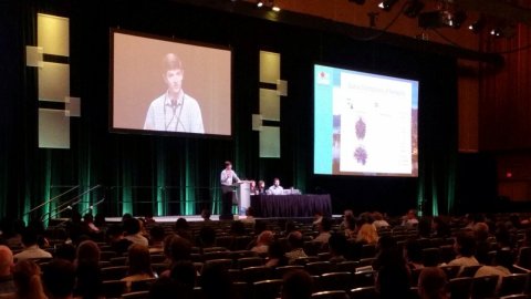 Dr. David Jangraw presenting at OHBM 2017 in Vancouver