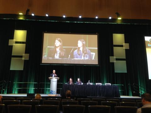 Dr. Emily Finn presenting at OHBM 2017 in Vancouver