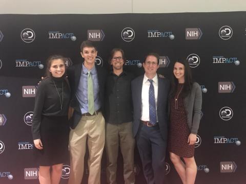 Natasha Topolski, David Jangraw, Adam Thomas, Pete Molfese, Emily Finn at Discovery Impact event hosted in collaboration with NIH