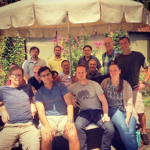 SFIM Group photo in 2014 celebrating Prantik Kundu’s last day