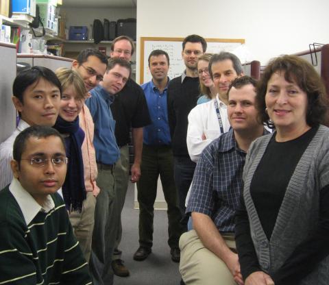 Group photo of SFIM taken in 2008 in the lab
