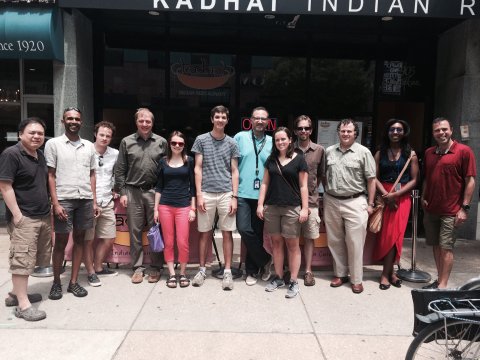 SFIM group photo in downtown Bethesda 2015