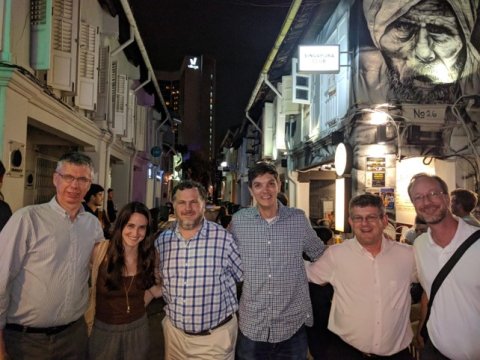 SFIM members along with members of other NIMH groups in Singapore for OHBM conference 2018